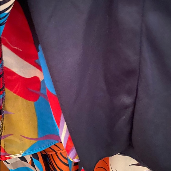 Bright Multi-Color Handkerchief Hem Maxi Dress - Picture 7 of 7